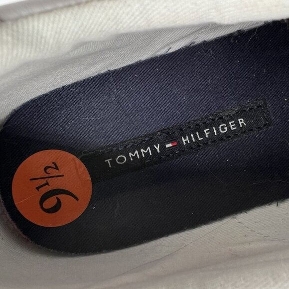 Tommy Hilfiger Womens 9.5M White Slip On Laceless Sneakers Comfy Walking Shoe - Picture 8 of 10